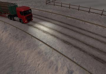 Мод Next-Gen Winter Mod версия 1.0 для Euro Truck Simulator 2 (v1.33.x, 1.35.x)