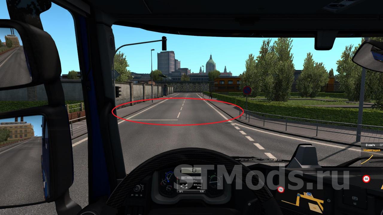 Скачать мод No Road end версия 3.5 для Euro Truck Simulator 2 (v1.47.x,  1.48.x)