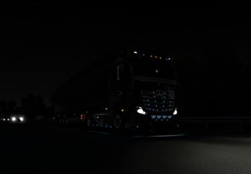 Мод Новые фары версия 1.0 для Euro Truck Simulator 2 (v1.36.x, 1.37.x)