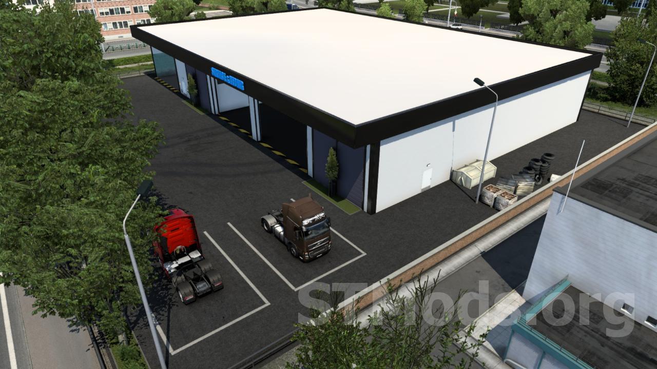 Скачать мод Новый автосервис версия 1.0.9 для Euro Truck Simulator 2