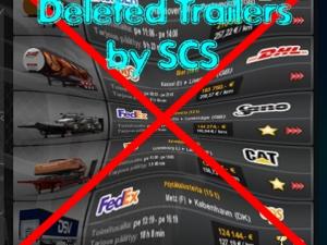 Мод Отключение дефолтных прицепов для Euro Truck Simulator 2 (v1.28.x)