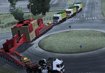 Мод Oversize Convoi Industrial Cable Reel версия 1.0 для Euro Truck Simulator 2 (v1.35.x, - 1.39.x)