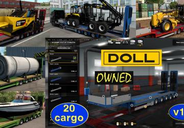 Мод Ownable Trailer Doll Panther версия 1.0 для Euro Truck Simulator 2 (v1.33.x)