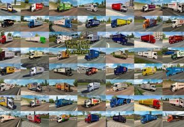 Мод Painted BDF Traffic Pack версия 3.7 для Euro Truck Simulator 2 (v1.30.x, - 1.32.x)