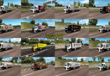 Мод Painted BDF Traffic Pack версия 3.9 для Euro Truck Simulator 2 (v1.31.x, 1.32.x)