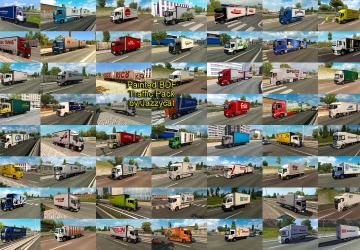 Мод Painted BDF Traffic Pack версия 3.9 для Euro Truck Simulator 2 (v1.31.x, 1.32.x)