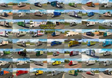 Мод Painted BDF Traffic Pack версия 4.1 для Euro Truck Simulator 2 (v1.30.x, - 1.32.x)