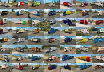 Мод Painted BDF Traffic Pack версия 4.1 для Euro Truck Simulator 2 (v1.30.x, - 1.32.x)