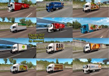 Мод Painted BDF Traffic Pack версия 4.3 для Euro Truck Simulator 2 (v1.32.x, 1.33.x)