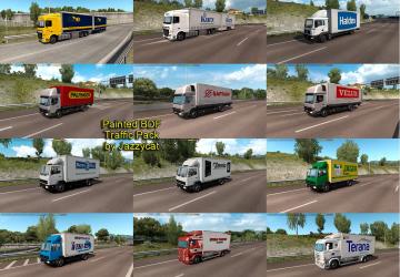 Мод Painted BDF Traffic Pack версия 5.5 для Euro Truck Simulator 2 (v1.30.x, - 1.34.x)
