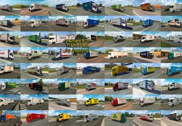 Мод Painted BDF Traffic Pack версия 5.8 для Euro Truck Simulator 2 (v1.35.x)