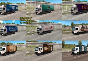 Мод Painted BDF Traffic Pack версия 7.6 для Euro Truck Simulator 2 (v1.35.x, 1.36.x)