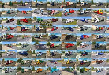 Мод Painted Truck Traffic Pack версия 10.5 для Euro Truck Simulator 2 (v1.37.x)