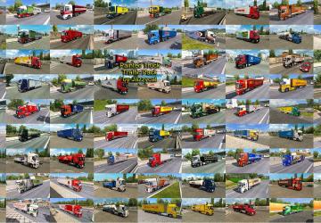 Мод Painted Truck Traffic Pack версия 10.5 для Euro Truck Simulator 2 (v1.37.x)