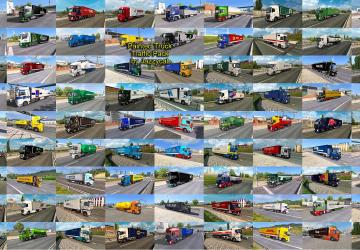 Мод Painted Truck Traffic Pack версия 18.7.2 для Euro Truck Simulator 2 (v1.50.x)
