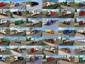 Мод Painted Truck Traffic Pack версия 5.1 для Euro Truck Simulator 2 (v1.28.x, 1.30.x)