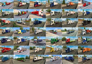 Мод Painted Truck Traffic Pack версия 6.3 для Euro Truck Simulator 2 (v1.32.x)