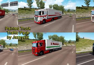 Мод Painted Truck Traffic Pack версия 6.4 для Euro Truck Simulator 2 (v1.32.x)