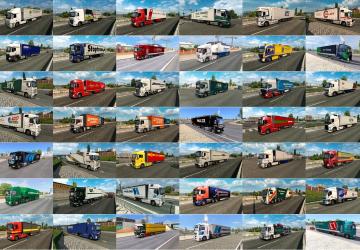 Мод Painted Truck Traffic Pack версия 6.4 для Euro Truck Simulator 2 (v1.32.x)