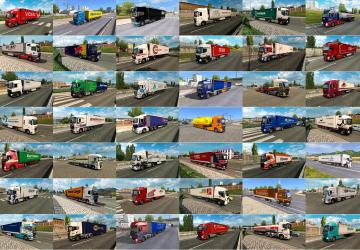 Мод Painted Truck Traffic Pack версия 6.5 для Euro Truck Simulator 2 (v1.32.x)