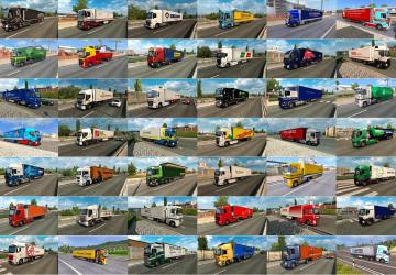 Мод Painted Truck Traffic Pack версия 6.5 для Euro Truck Simulator 2 (v1.32.x)