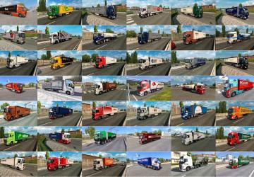 Мод Painted Truck Traffic Pack версия 7.0 для Euro Truck Simulator 2 (v1.32.x, 1.33.x)