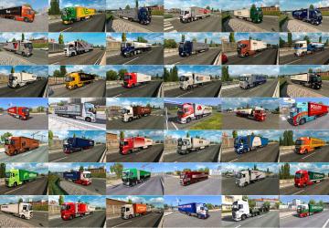 Мод Painted Truck Traffic Pack версия 7.3 для Euro Truck Simulator 2 (v1.32.x, - 1.34.x)