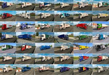 Мод Painted Truck Traffic Pack версия 8.1 для Euro Truck Simulator 2 (v1.35.x)