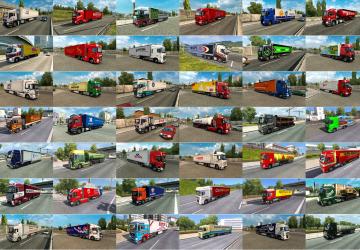 Мод Painted Truck Traffic Pack версия 8.4 для Euro Truck Simulator 2 (v1.35.x)