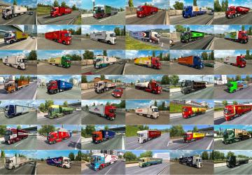 Мод Painted Truck Traffic Pack версия 8.5 для Euro Truck Simulator 2 (v1.35.x)