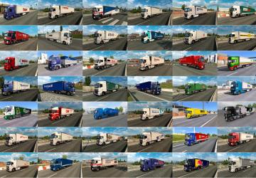 Мод Painted Truck Traffic Pack версия 9.8 для Euro Truck Simulator 2 (v1.35.x, 1.36.x)