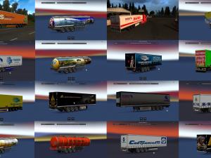 Мод Пак автономных прицепов версия 1.0 для Euro Truck Simulator 2 (v1.19,-1.28.x)