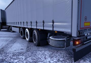 Мод Пак грязных шин и дисков для грузовиков и прицепов v1.03 для Euro Truck Simulator 2 (v1.45.x)