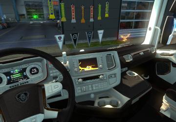 Мод Пак интерьеров для Scania S&R 2016 NG v10.12.18 для Euro Truck Simulator 2 (v1.30.х)