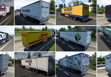 Мод Пак прицепов в трафик версия 4.0 для Euro Truck Simulator 2 (v1.43.x)