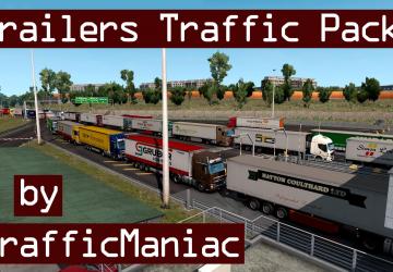 Мод Пак прицепов в трафик версия 1.6 для Euro Truck Simulator 2 (v1.32.x, 1.33.x)