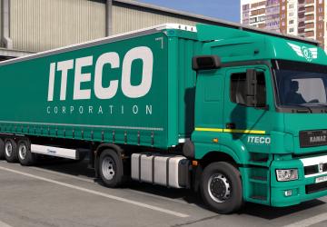 Мод Пак скинов компании «ITECO» версия 1.0 для Euro Truck Simulator 2 (v1.32.x, 1.33.x)