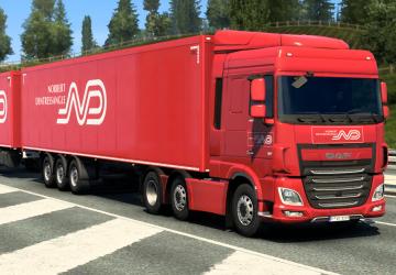 Мод Пак скинов «Norbert Dentressangle» для прицепов и грузовиков v1.4 для Euro Truck Simulator 2 (v1.39.x, - 1.41.x)