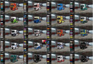 Мод Пак скинов реальных компаний для грузовиков v1.0 для Euro Truck Simulator 2 (v1.37.x, 1.38.x)