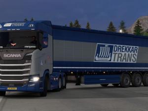 Мод Большой пак скинов оригинальных SCS компаний для грузовиков v1.1 для Euro Truck Simulator 2 (v1.30.x)