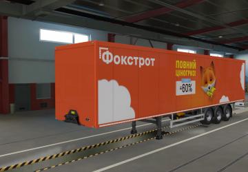 Мод Пак скинов украинских компаний для своего прицепа от Mr.Fox v1.0 для Euro Truck Simulator 2 (v1.32.x, - 1.38.x)