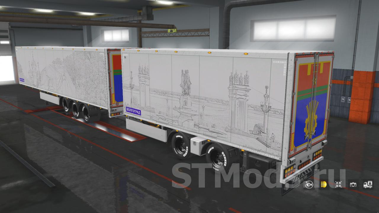Скачать мод Пак скитнов Волгоград на стандартные прицепы v1.2 для Euro ...