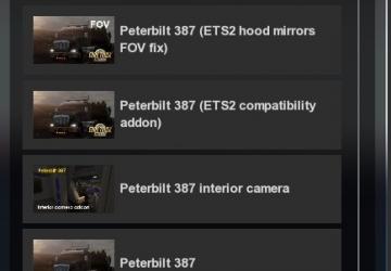 Мод Peterbilt 387 версия 1.3 (23.05.21) для Euro Truck Simulator 2 (v1.40.x)