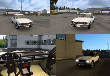 Мод Peugeot 504 версия 1.1 для Euro Truck Simulator 2 (v1.48.x)