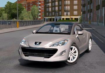 Мод Peugeot RCZ 2010 версия 1.0 для Euro Truck Simulator 2 (v1.32.x, 1.33.x)