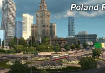 Карту Poland Rebuilding Reworked версия 2.3.1 для Euro Truck Simulator 2 (v1.33.x)