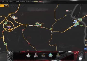 ProMods + Poland Rebuilding + RusMap Road Connection v1.0.4 для Euro Truck Simulator 2 (v1.36.x)