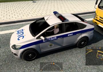 Мод Police AI Traffic Pack версия 1.1 для Euro Truck Simulator 2 (v1.43.x)