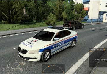 Мод Police AI Traffic Pack версия 1.1 для Euro Truck Simulator 2 (v1.43.x)