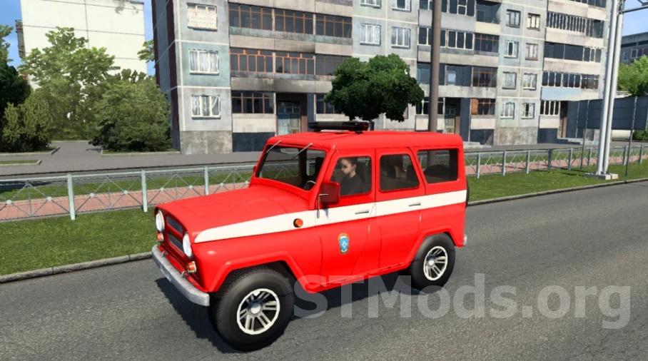Police & Ambulance Extended Pack версия 1.56.1 для Euro Truck Simulator 2 (v1.53-1.56) thumbnail 5